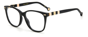 Designer Women Carolina Herrera Eyeglasses: CH 0050 - Black Pink- SpecSMART Eye Clinic (Diagonal View)
